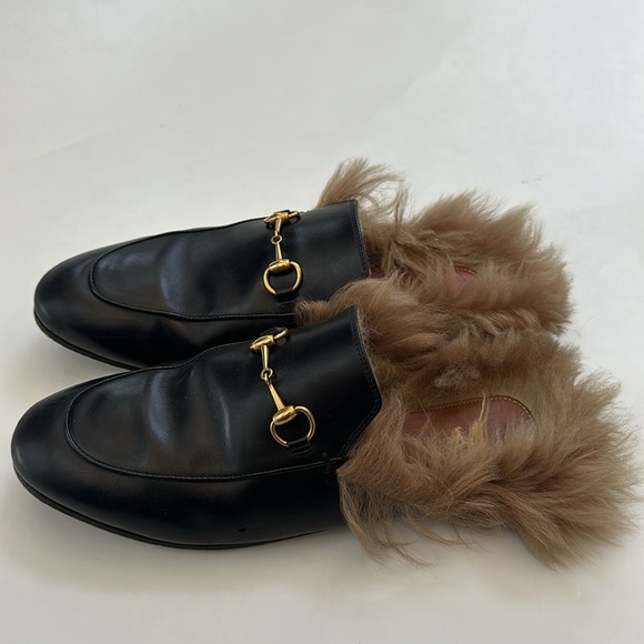 Gucci Women's Princetown Apron Toe Mules 40/9.5 - Picture 6 of 11